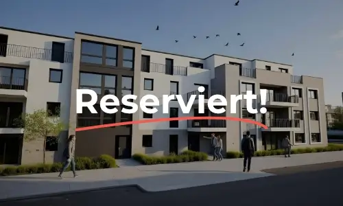 Visualisierung der Außenansicht des Baugrundstücks in Düsseldorf